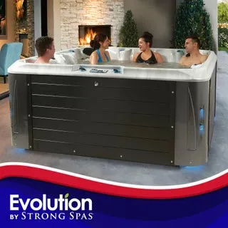 Evolution by Strong Spas Oxford 121-jet, 7-person Acrylic Spa