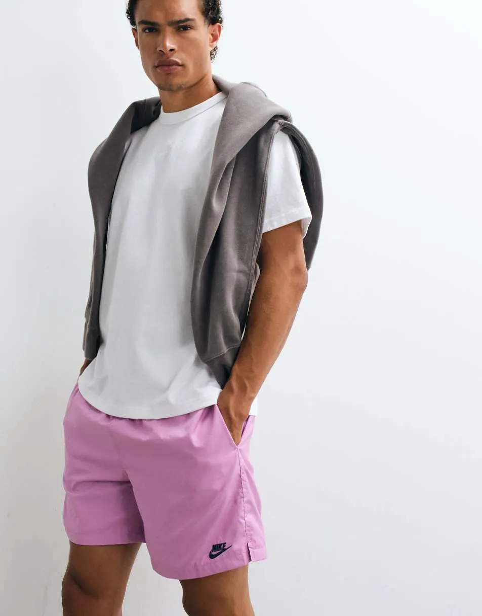 Nike Club Woven shorts in pink