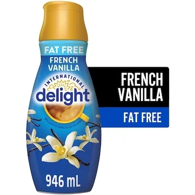 French Vanilla Flavoured Fat Free Coffee Creamer, 63 Servings