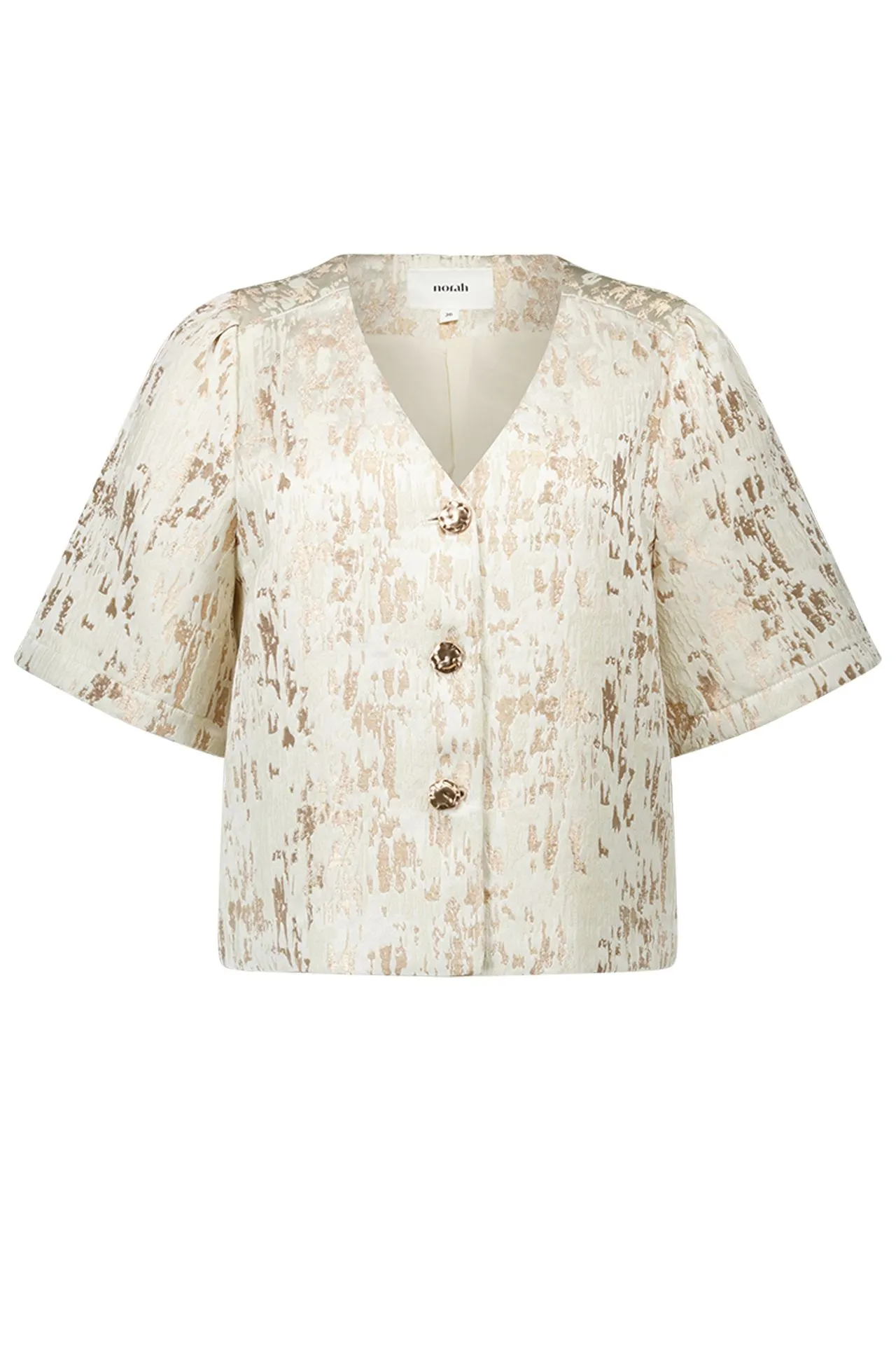 Goudkleurig jasje met glans