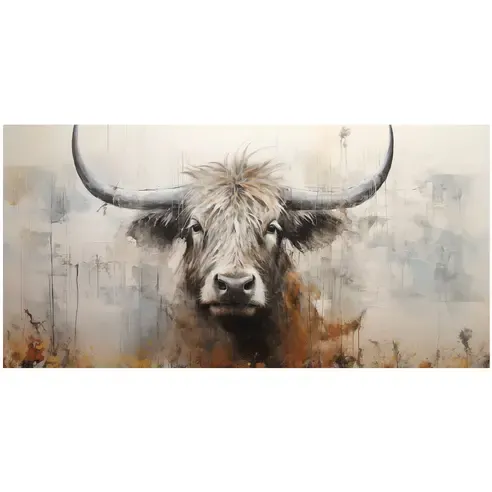 Leinwandbild Animals XX - mehrfarbig - 100x50 cm