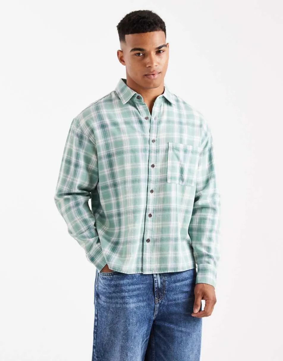 Cotton On Tribeca long sleeve shirt in green