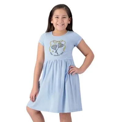 Vestido Fantastic Niña Estampado Pink Tenis Club