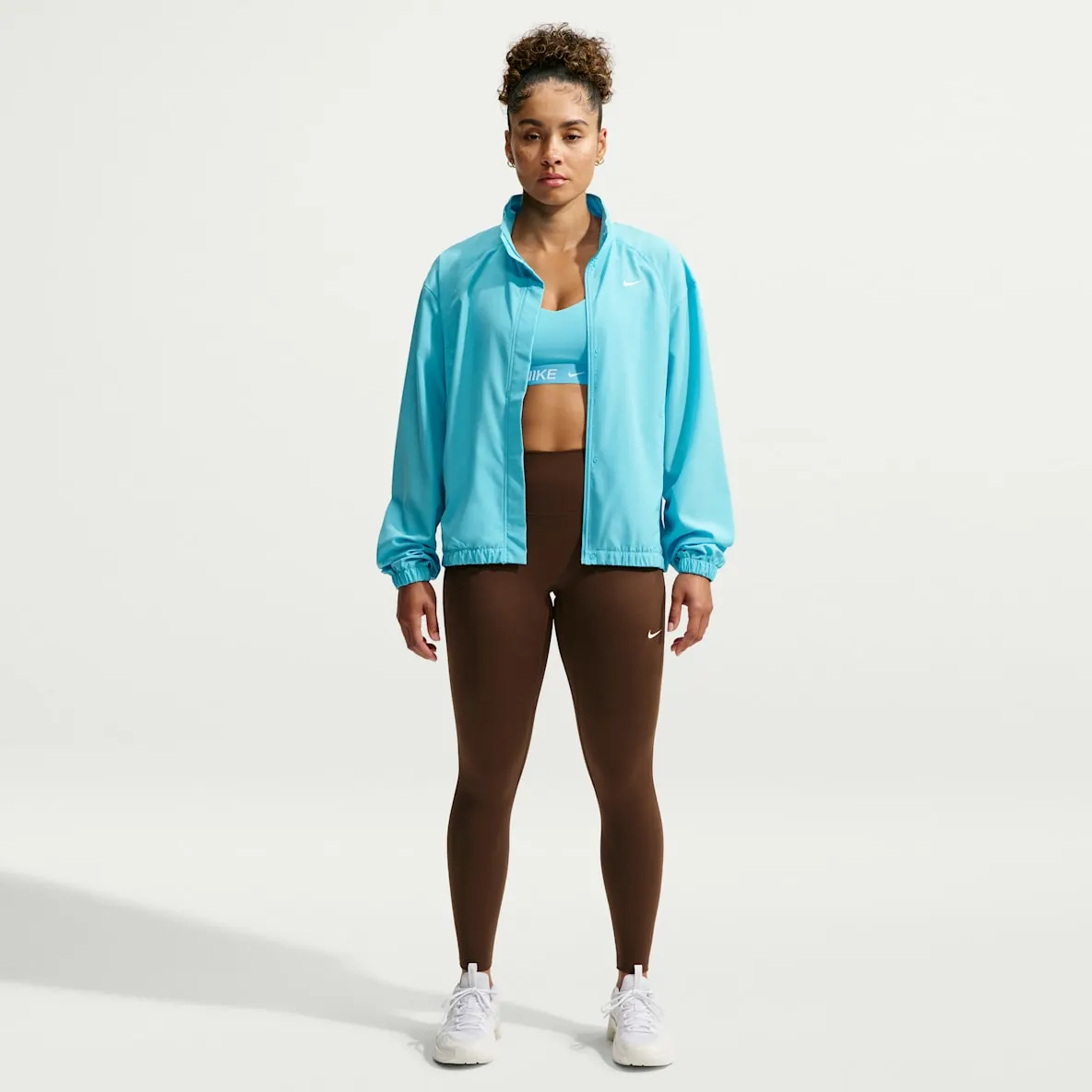 Leggings i 7/8 lengde med høyt liv til dame