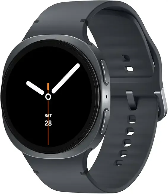 Samsung Galaxy Watch 8 (2025) 44mm Bluetooth Smartwatch, Cushion Design, Fitness Tracker, Sleep Coaching, Running Coach, Energy Score, Heart Rate Tracking, Graphite [US Version, 2 Yr Warranty]