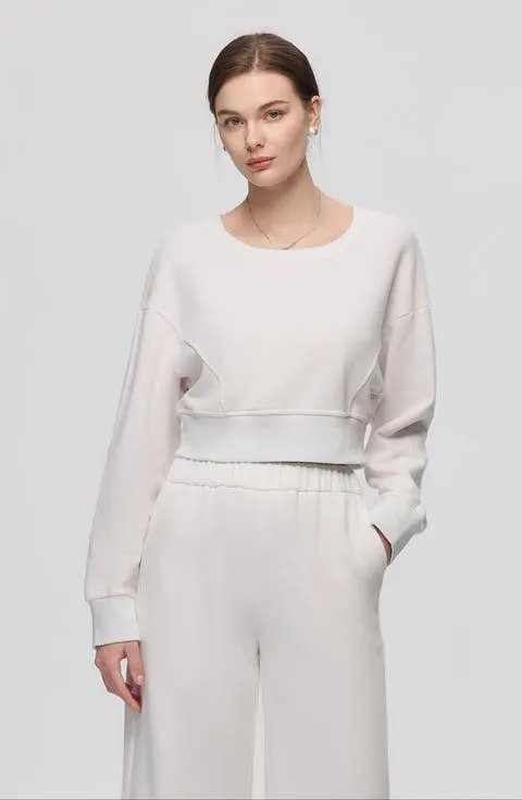 Hemp Essentials Fleece Cropped Sweater