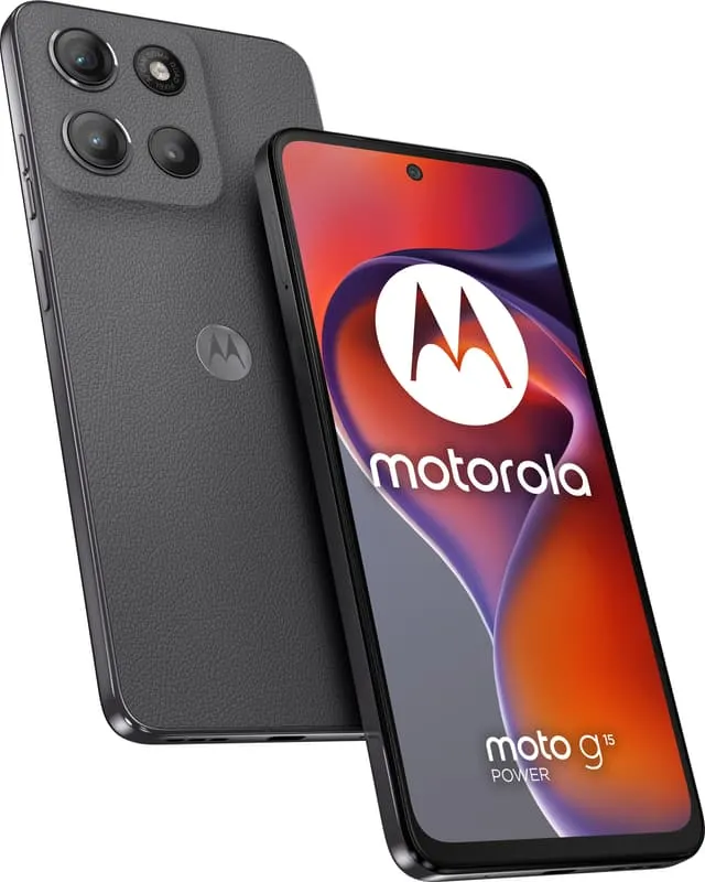 Motorola Moto G15 Power smarttelefon 8/256GB (grå)