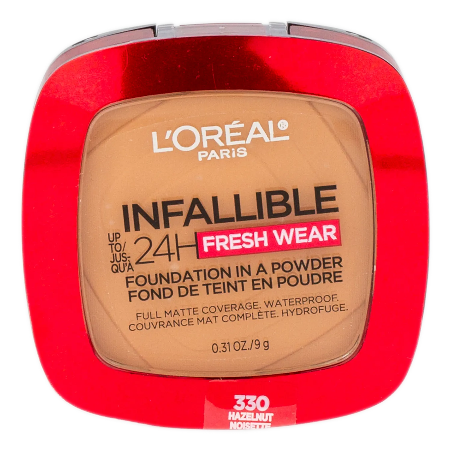 Base Maquillaje En Polvo 24H Fresh Wear Fondation Powder Hazelnut L’ORÉAL 58 G