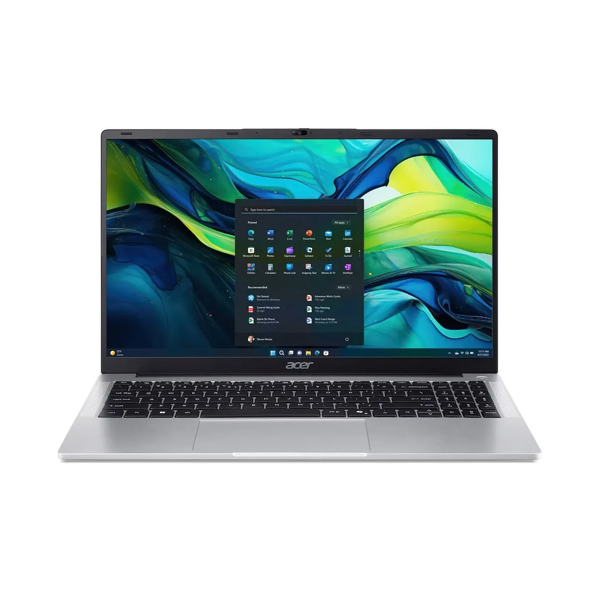 ACER - NOTEBOOK ASPIRE LITE 15 AL15 - 32P - C4QG - 15.6 POLLICI - SILVER