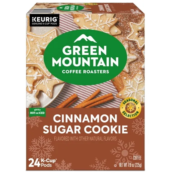 Green Mountain Coffee Roasters, Cinnamon Sugar Cookie Light Roast K-Cup Coffee Pods, 24 Count $22.50 $2.85/oz