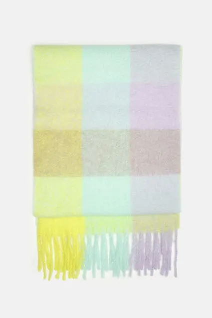 Zachte sjaal met grote ruiten