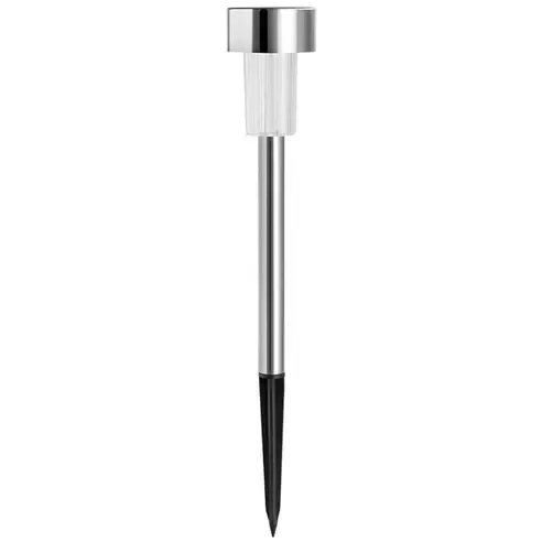 Solar-LED-Erdspieß - silber - 37 cm hoch
