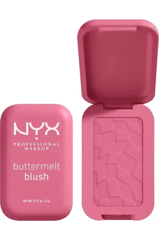 Buttermelt Powder Blush, Fade and Transfer-Resistant Blush, Up to 12HR Make Up Wear, Vegan Formula - For The Butta