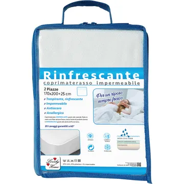 Coprimaterasso Impermeabile Rinfrescante 2 Piazze Lovely Home