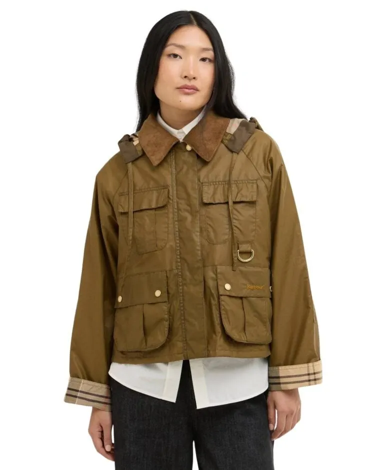 Liza Waxed Jacket - Sand/Dress
