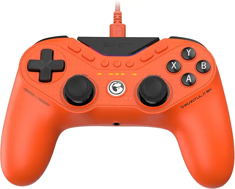 GameSir Tarantula 8K PC Wired Esports Controller for Windows | 8000hz Polling Rate, Gen-2 TMR Sticks, Hall Effect Triggers, 9 Remappable Macro Buttons, Six-Axis Gyroscope, RGB Lighting