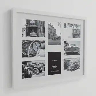 Brooklyn Atlanta Photo Frame Multi 8x White 10x15cm