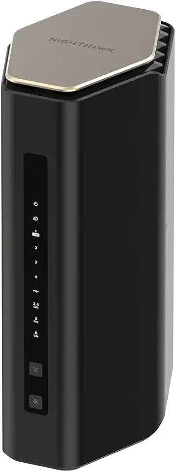 NETGEAR Nighthawk Tri-Band WiFi 7 Router (RS600) - Router Only, BE18000 Wireless Speed (up to 18 Gbps) – 10 Gig Internet Port - Covers up to 3,300 sq. ft., 150 Devices - Free Expert Help