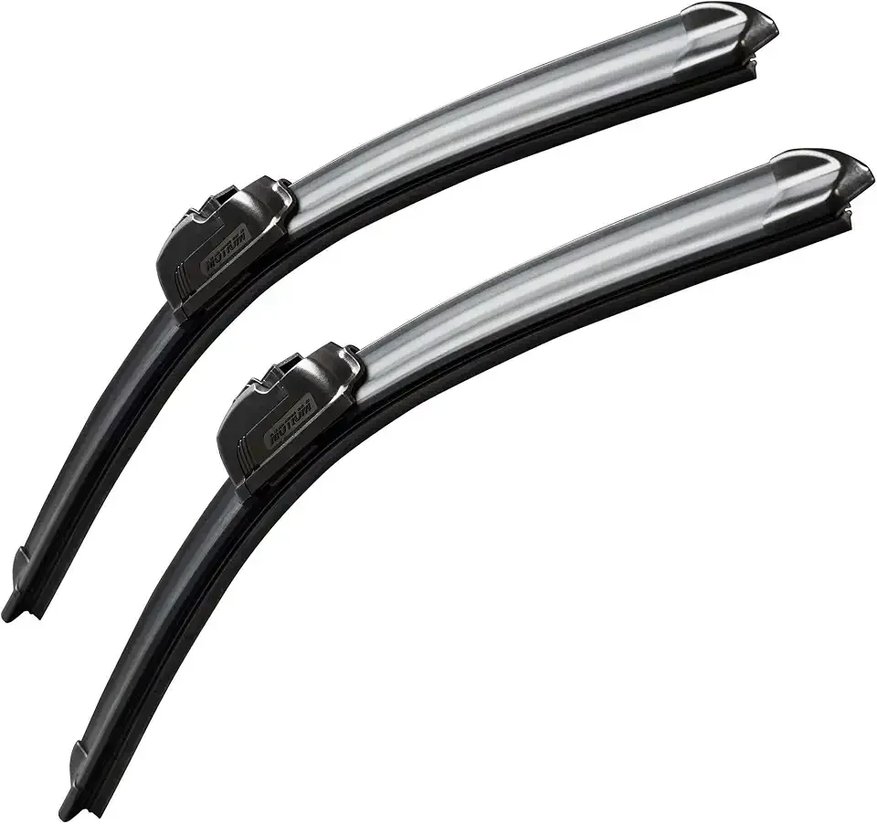 MOTIUM Windshield Wiper Blades 26"+24", All-Season, Set of 2 | OEM Quality, Easy Installation, Streak Free