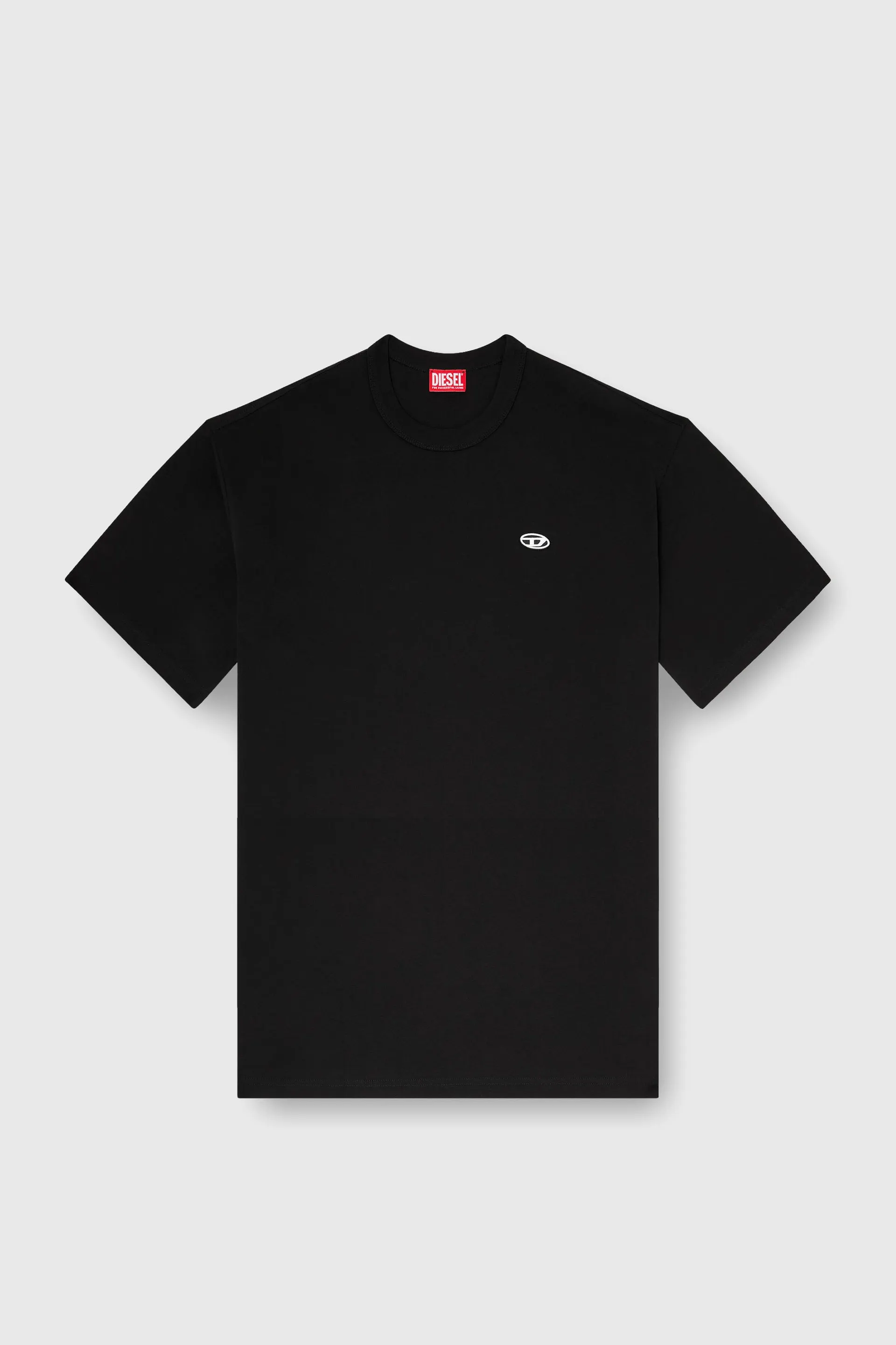 Cotton T-shirt with Oval D logo and graphic