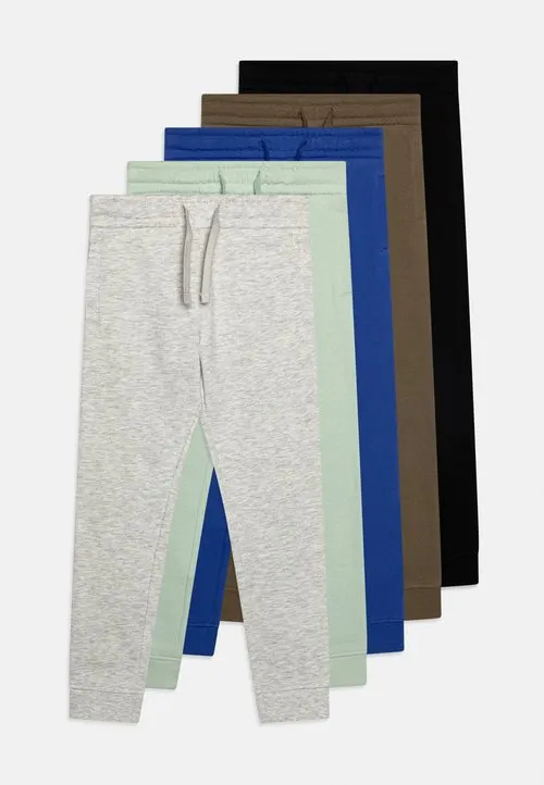 UNISEX 5 PACK - Joggebukse - black/mint/blue