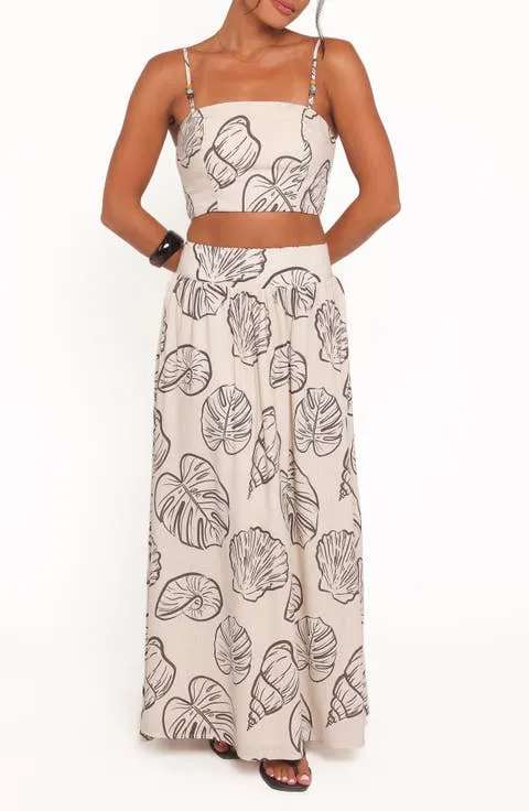 Kristy Crop Top & Maxi Skirt Set