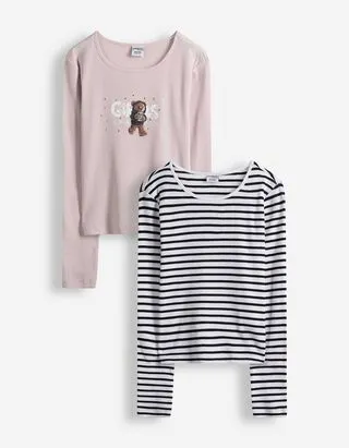 Maglia a manica lunga - Confezione da 2 pezzi - lill