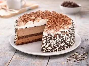 Sváteční čokoládový dort