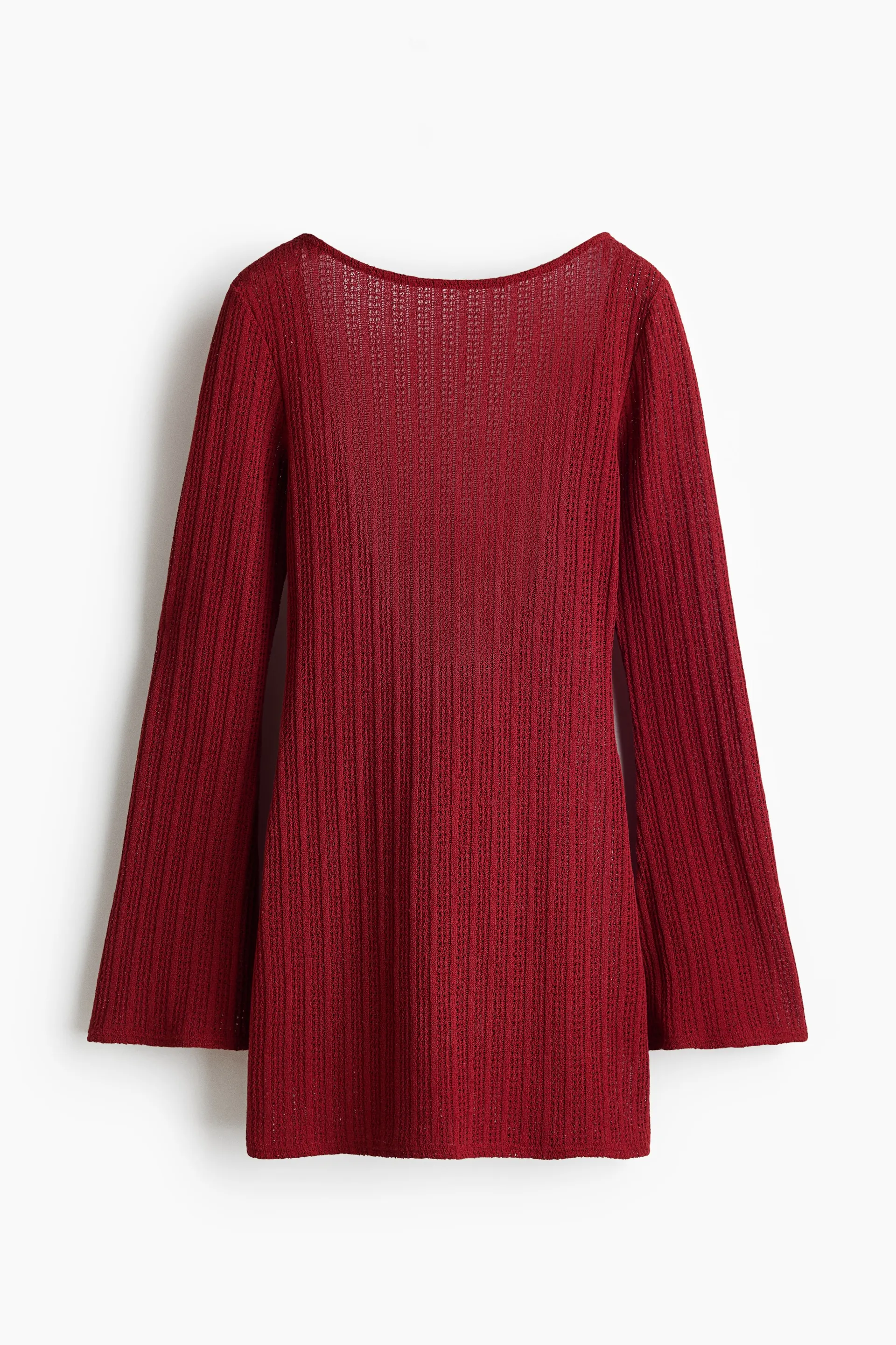 Vestido playero con cuello de ojal