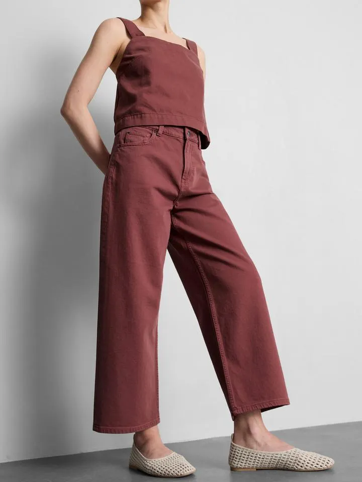 Jean court ample