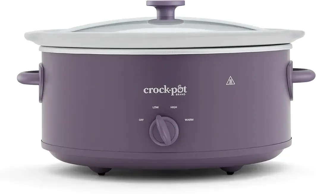 Crock-Pot® Design Series 7-Quart Manual Slow Cooker, Purple Potato