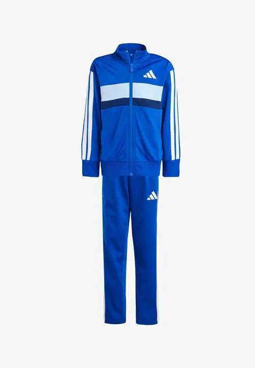 SEASONAL ESSENTIALS TIBERIO 3-STRIPES TRICOT TRACK SUIT KIDS - Treningsdress - team royal blue white glow blue