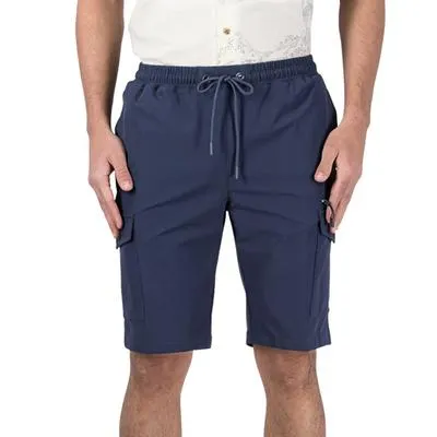 Bermuda Hummo Hombre Diseño Liso Bolsas Tipo Cargo