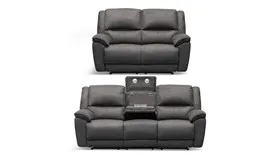 Lounge Suite Electric Recliner (3 Seater with Console Table + 2 Seater)
