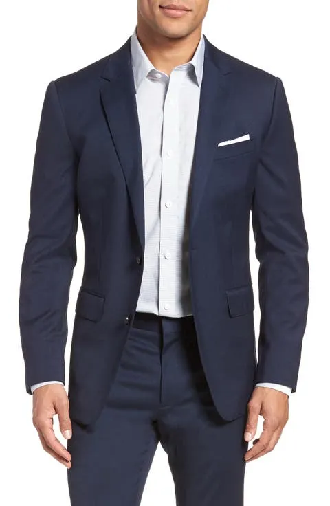Jetsetter Slim Fit Stretch Wool Suit Jacket (Regular & Big)