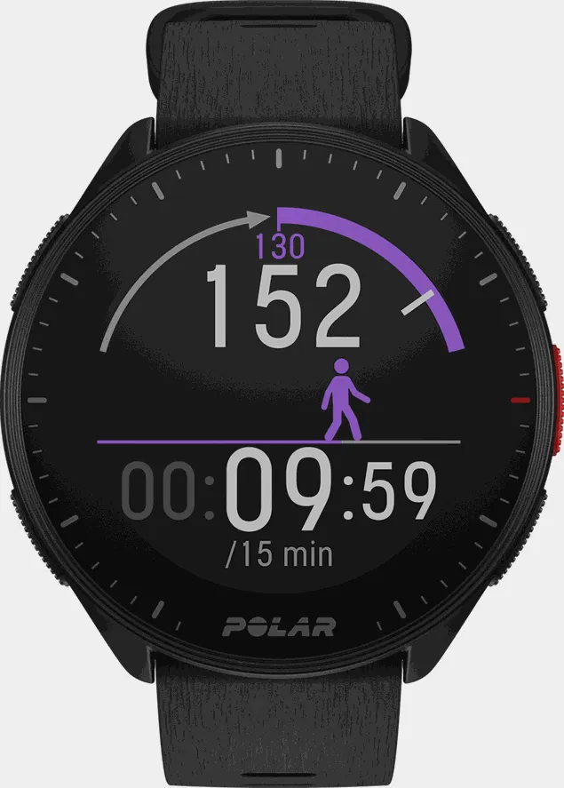 PACER S-L, løpeklokke - Svart