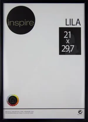 Marco Lila negro INSPIRE 21x29.7cm