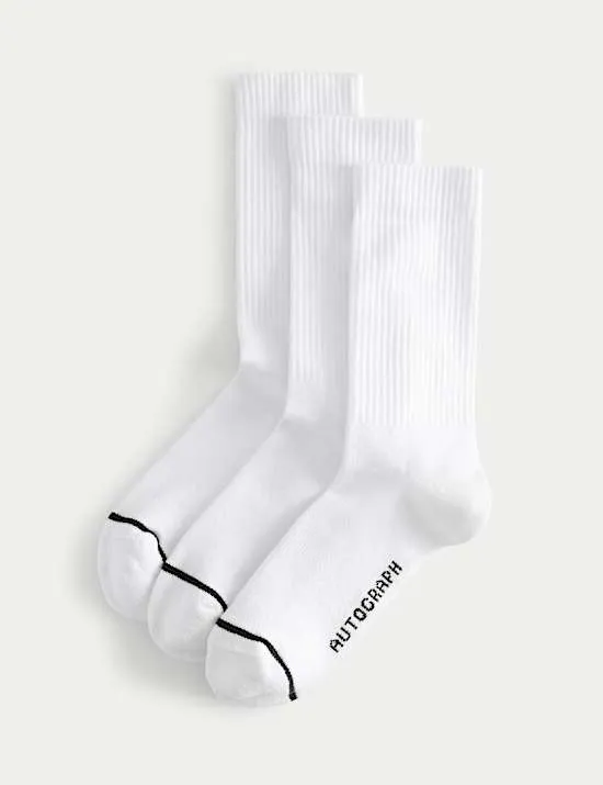 3 Pack Cotton Rich Socks