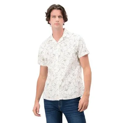Camisa Hummo Hombre Full Print Diseño Floral