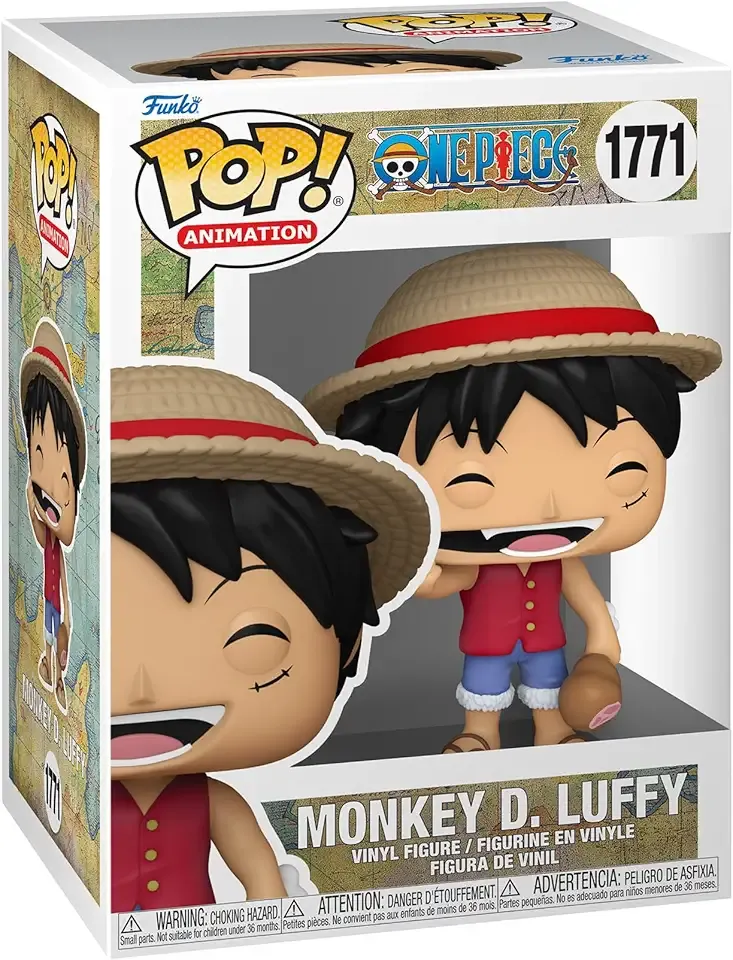 Funko Pop! Animation: Monkey D. Luffy - One Piece - Collectable Vinyl Figure - Gift Idea - Official Merchandise - for Kids & Adults - Anime Fans - Model Figure for Collectors