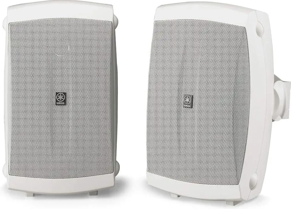 Yamaha Audio NS-AW150W 2-Way Indoor/Outdoor Speakers (Pair, White)