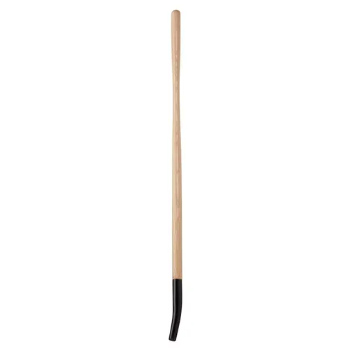 Baker Pro Tools 4' Ash Wood Bent Hay Fork Replacement Handle with 7/16" End Bore