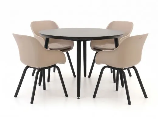 Hartman Le Soleil Element/Sophie Studio ø128cm dining tuinset 5-delig