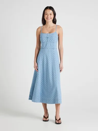 Dotti Honey Denim Strapy Midi Dress