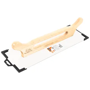 Frattone per intonaco DEXTER lama rettangolare in acciaio inox 15x48 cm