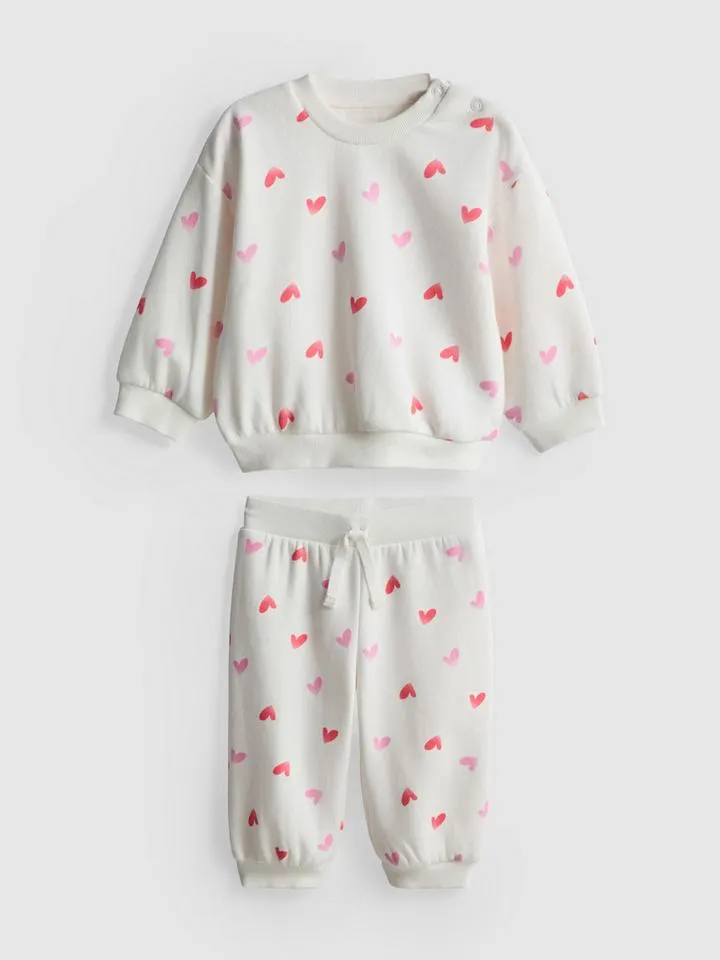 0–18 mois | Sweat-shirt et bas de jogging nouveau-né