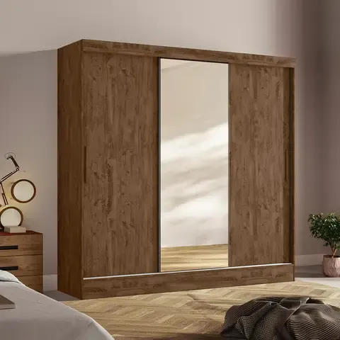 Ropero con Espejo 3 Puertas 2 Cajones Paris