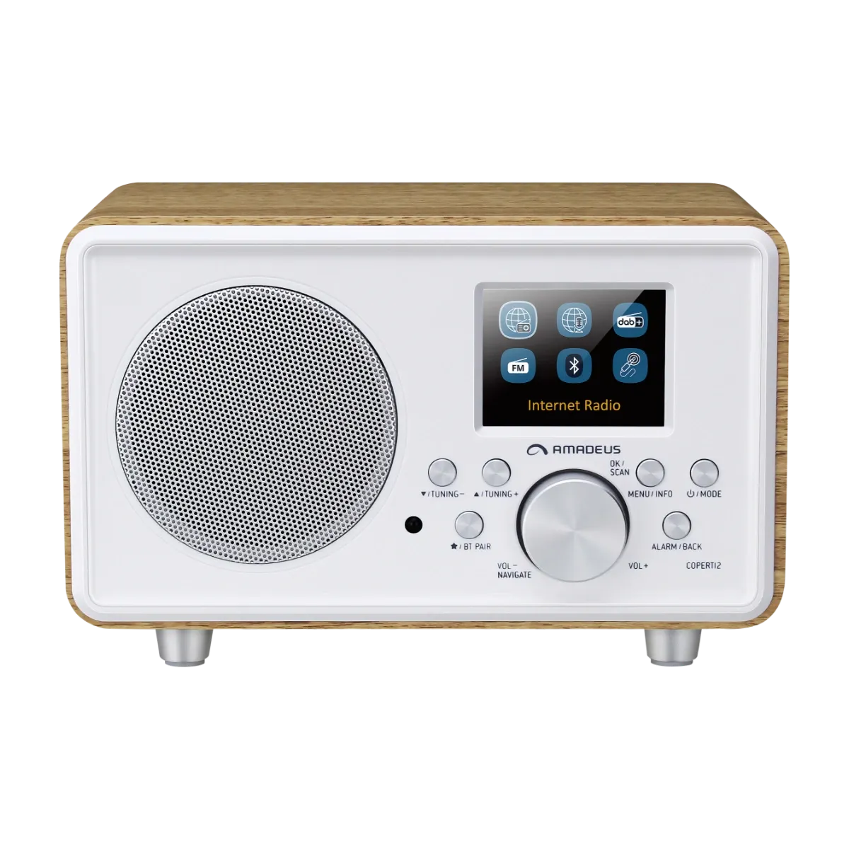 Amadeus Coperti 2 DAB+ WiFi radio, Lyst tre