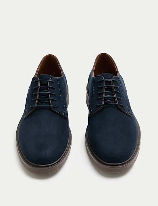 Suedette Derby Shoes