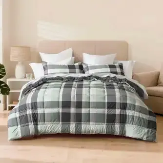 Cuddledown Sheffield Printed Microflannel Comforter Set